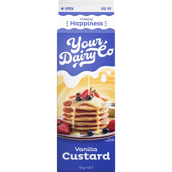 Your Dairy Co Vanilla Custard 1kg