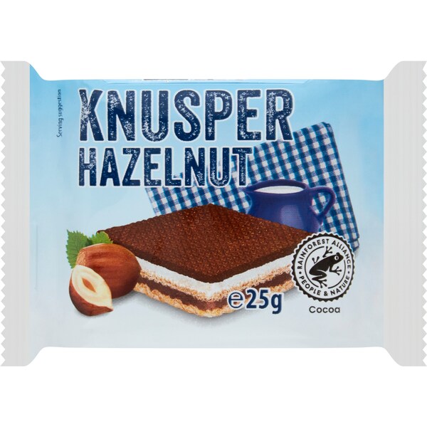 Knusper Hazelnut Wafer Snacks 125g