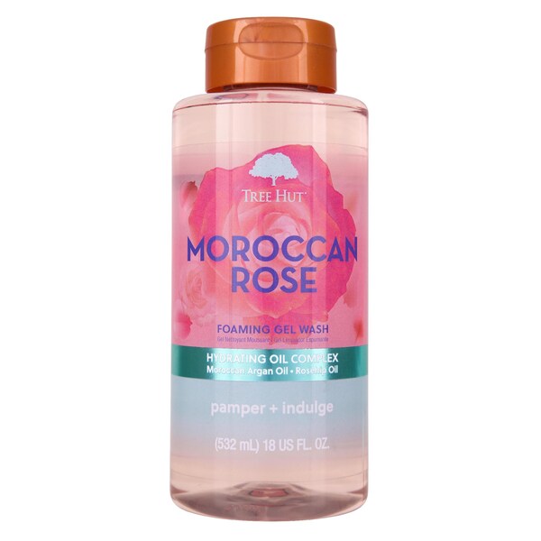 Tree Hut Foaming Gel Wash Moroccan Rose 532mL