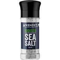 McKenzie's Iodised Sea Salt Grinder