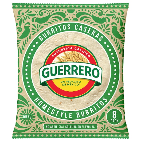 Guerrero Homestyle Burritos 8 pack
