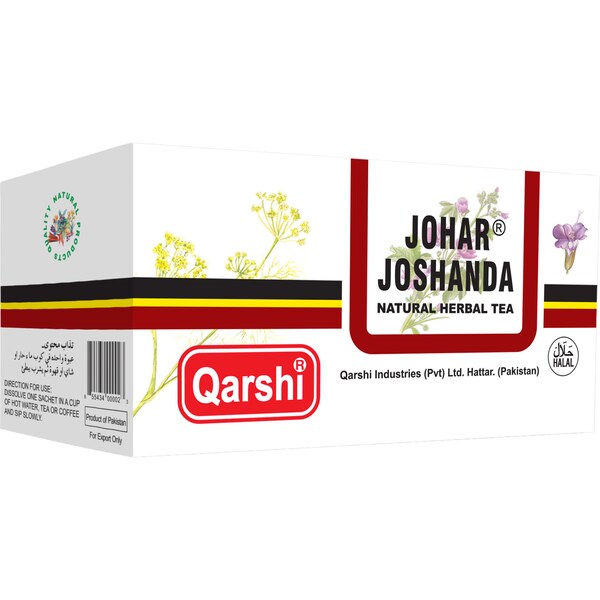 Qarshi Johar Joshanda Natural Herbal Tea Sachets 30 pack