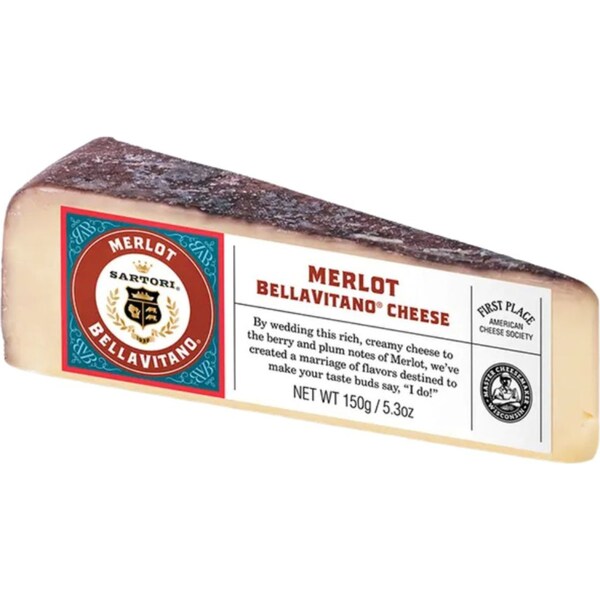 Sartori Merlot Bellavitano Cheese 150g