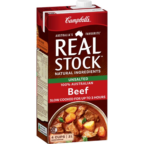 Campbell's Real Stock Unsalted Beef 1L