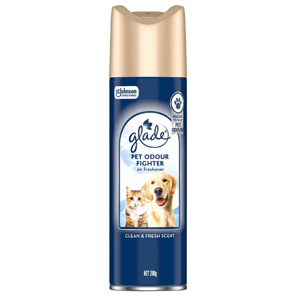 Glade Pet Odour Fighter Air Freshener Clean & Fresh 200g