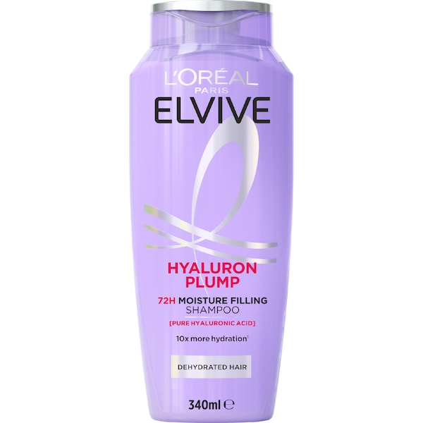 L'Oreal Paris Elvive Hyaluron Plump 72h Moisture Filling Shampoo 340mL