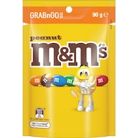 M&M's Peanut Milk Chocolate GrabnGo Snack Bag