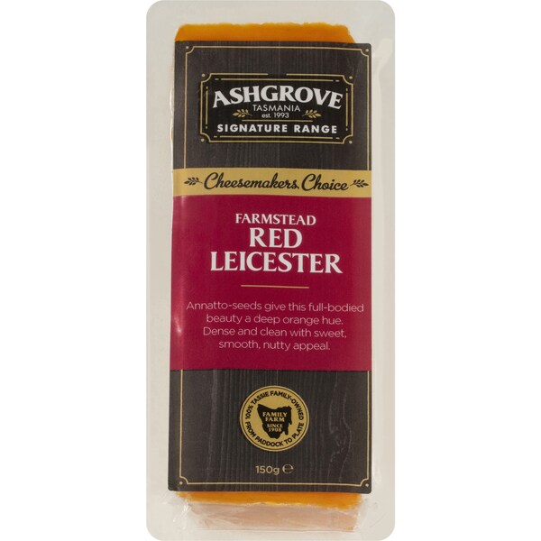 Ashgrove Farmstead Red Leicester Cheese 150g