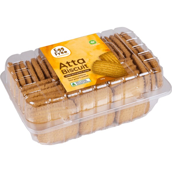 Egg Free Bakehouse Atta Wheat Flour Biscuits 300g