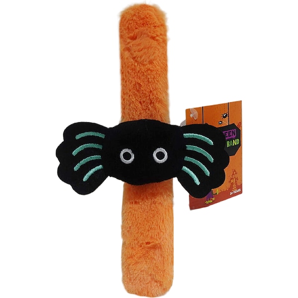 Halloween Plush Snapband Spider each