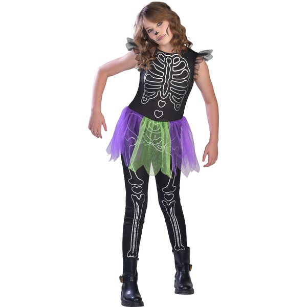 Halloween Skeleton Kids Costume Size 8 To 10 Years each