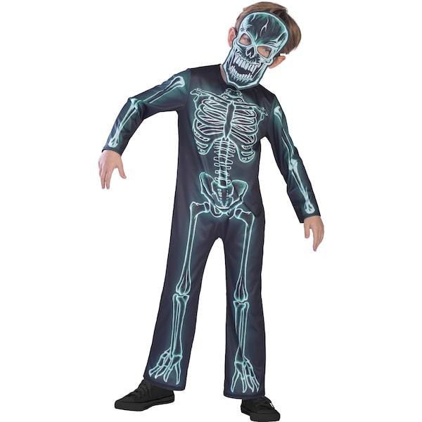 Halloween Skeleton Kids Costume Size 11 To 13 Years each