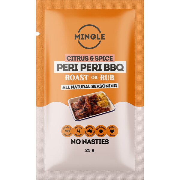 Mingle Peri Peri BBQ Seasoning 25g