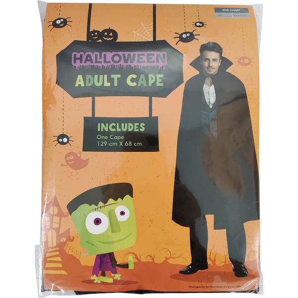 Halloween Adult Costume Cape each