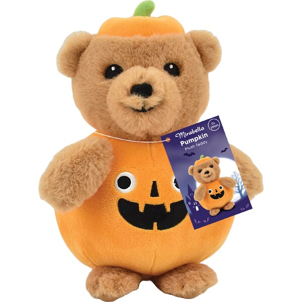 Halloween Pumpkin Plush Teddy each