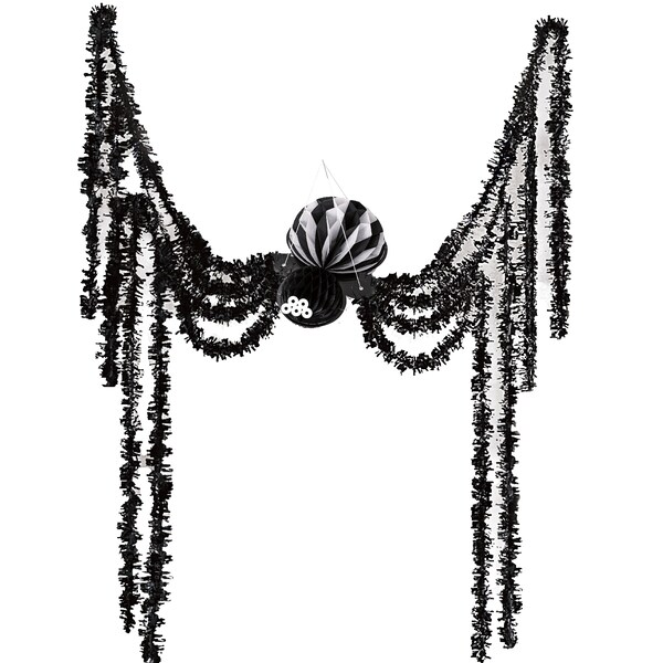 Halloween Large Spider Hanging Decoration each