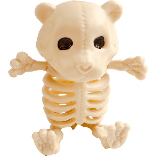 Halloween Bear Small Skeleton Decoration each