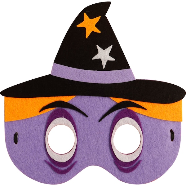 Halloween Kids Felt Witch Costume Mask each