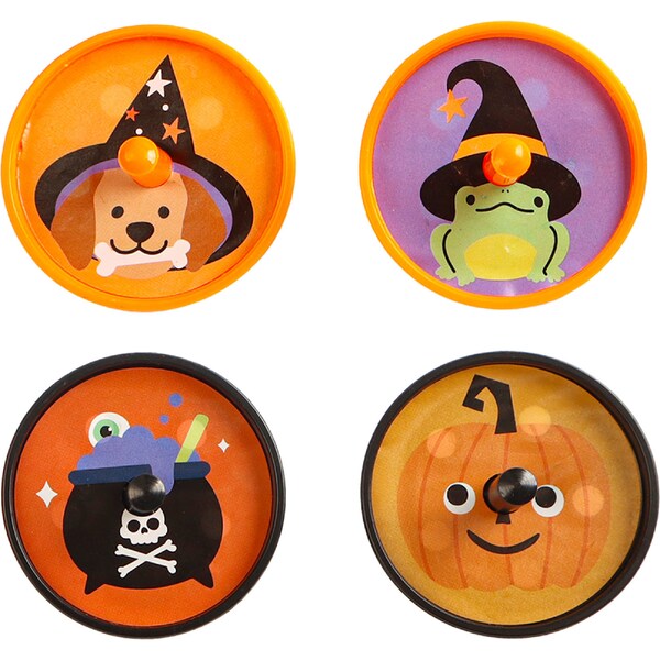 Halloween Trick Or Treat Spinners 4 pack