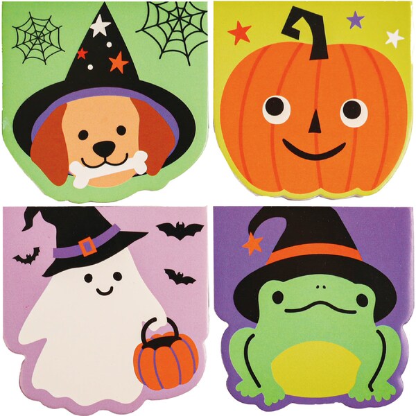 Halloween Trick Or Treat Mini Notepads 4 pack