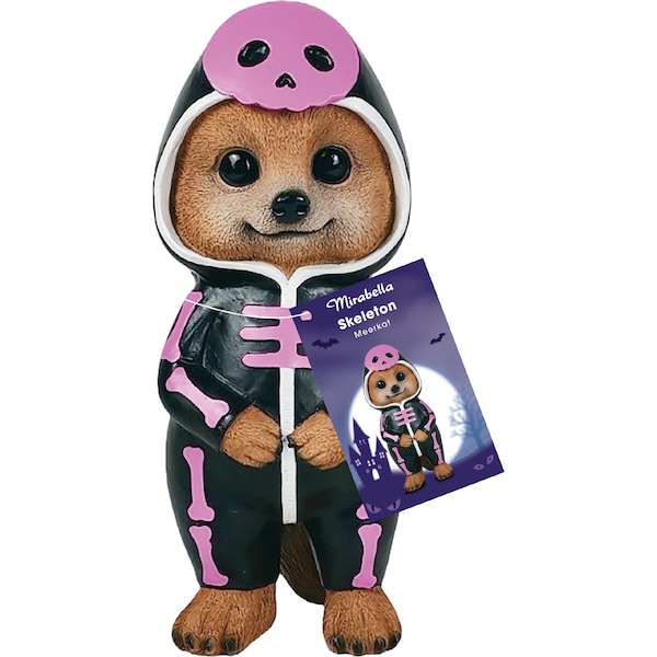 Mirabella Halloween Meerkat Skeleton each