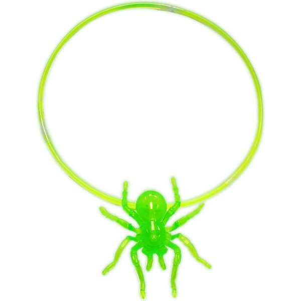 Halloween Glow Necklace Spide each