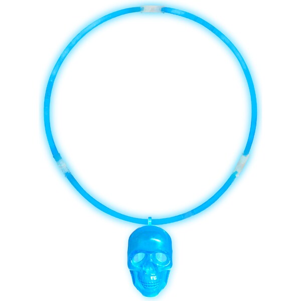 Halloween Glow Necklace Skull each