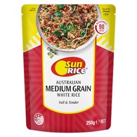 Sunrice Microwave Medium Grain Rice Pouch