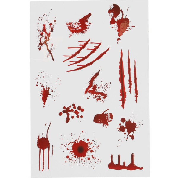 Halloween Fake Wound Tattoos each