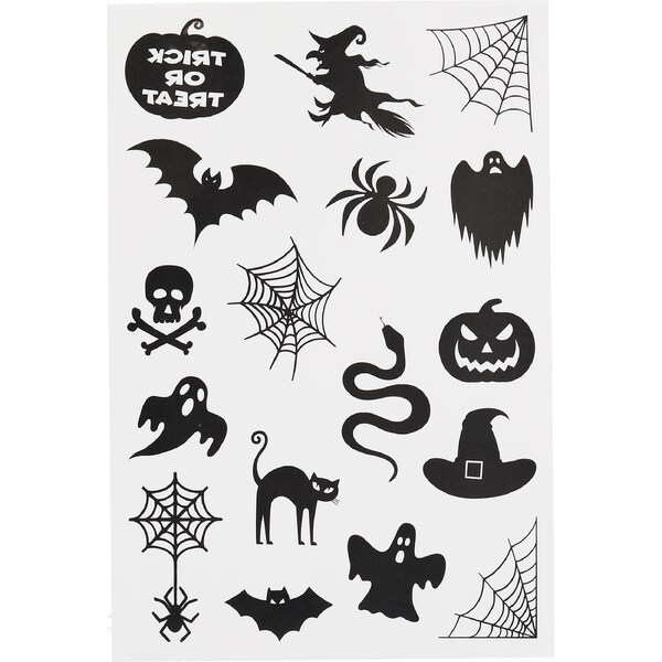 Halloween Character Tattoos Set each