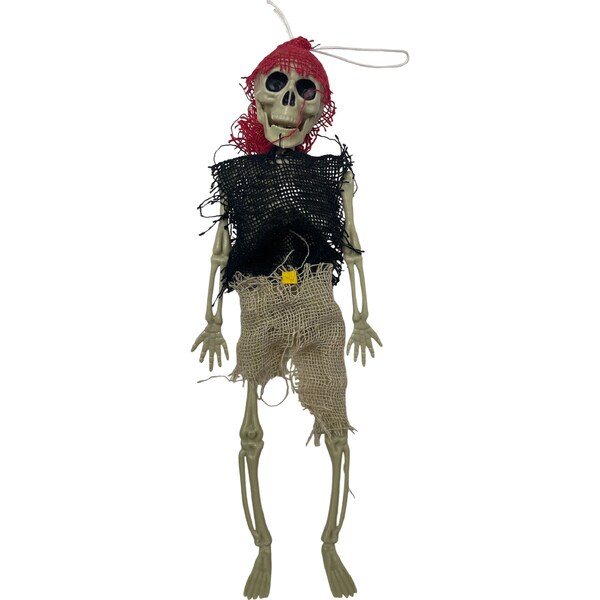 Halloween Pirate Skeleton Hanging Decoration each