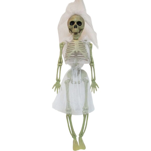 Halloween Bride Skeleton Hanging Decoration each