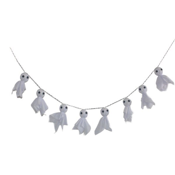 Halloween Ghost 3D Pom Pom Garland Decoration each