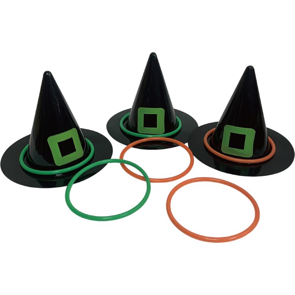 Halloween Witch Hat Ring Toss Game each