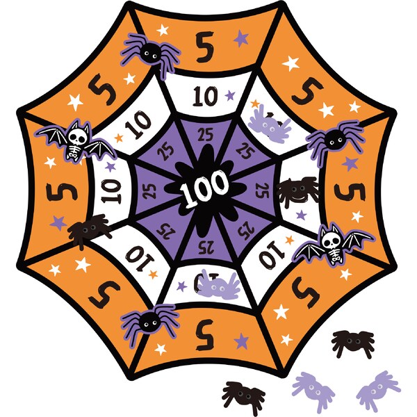 Halloween Spider Target Game each