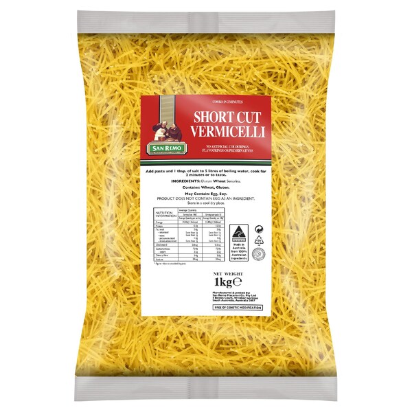 San Remo Short Cut Vermicelli Pasta 1kg