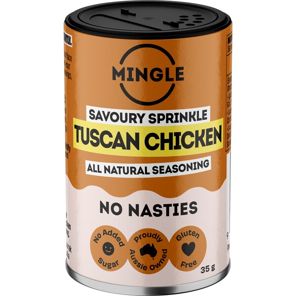 Mingle Savoury Sprinkle Seasoning Tuscan Chicken 35g