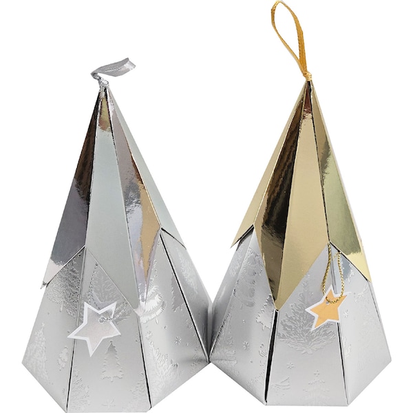 Christmas Luxury Bon Bons Tree Shape 6 pack