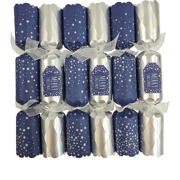 Christmas Luxury Bon Bons Silver 6 pack