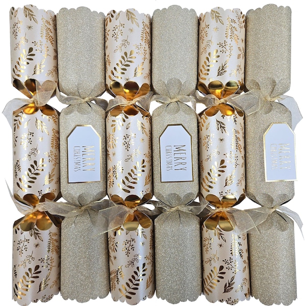 Christmas Luxury Bon Bons Gold 6 pack