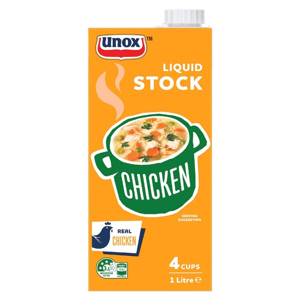 Unox Real Chicken Liquid Stock 1L