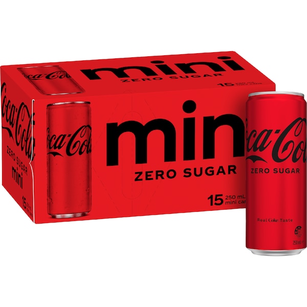 Coca-Cola Mini Zero Sugar 250mL x 15 pack