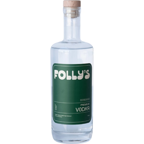 Brigg Brothers Distilling Folly's Vodka Bottle 700mL