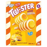 Paddle Pop Twister Mini Tropical Ice Block Sticks