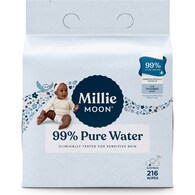 Millie Moon 99% Pure Water Baby Wipes