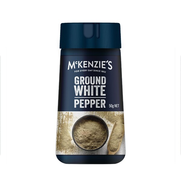 McKenzie's Ground White Pepper 50g