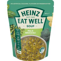Heinz Eat Well Soup Pouch Pea & Broccoli