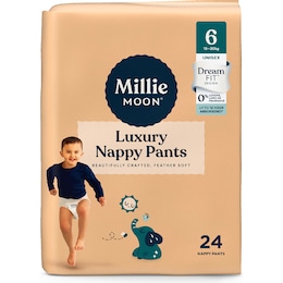 Millie Moon Luxury Nappy Pants Size 6 (15-20kg) 24 pack – Woolworths