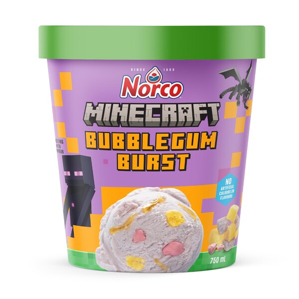 Norco Minecraft Bubblegum Burst 750mL
