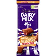 Cadbury Dairy Milk Marvellous Creation Crunchie Chocolate Block